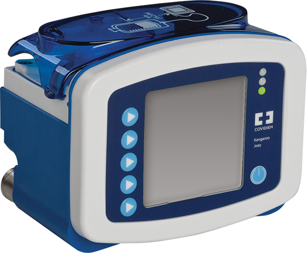 Cardinal Health Kangaroo Joey enteral feeding pump. Covidien. InfuSystem Equipment Catalog.