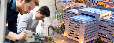 Device Solutions team providing equipment repair and maintenance services. 