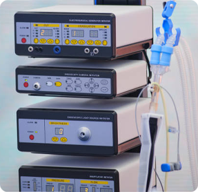 Surgical and procedure equipment maintained through InfuSystem biomedical services.