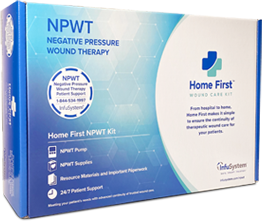 Home First® Wound Care Kit NPWT Pump & Supplies In-Hospital and At-Home Therapy 