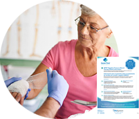 Patient Receiving Negative Pressure Wound Therapy