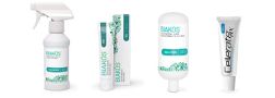 Image showing a lineup of products, including the BIAKŌS® Antimicrobial Skin & Wound Cleanser, the BIAKŌS® Antimicrobial Skin & Wound Irrigation Solution, the BIAKŌS® Antimicrobial Wound Gel, the HYCOL® Hydrolyzed Collagen Powder, and the CellerateRX® Gel 