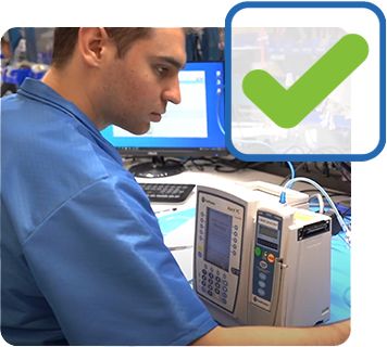 A piggy bank icon featuring a dollar sign, symbolizing budget flexibility in InfuSystem’s rental, purchase and lease options.