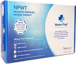 Home First® Wound Care Kit NPWT Pump & Supplies In-Hospital and At-Home Therapy 